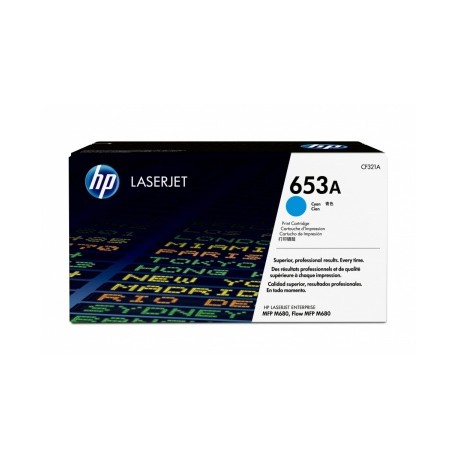 Toner HP 653A Cyan, 16.000 Páginas