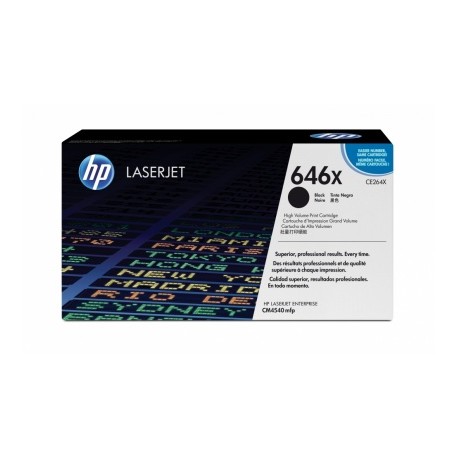 Toner HP 646X Negro, 17.000 Páginas