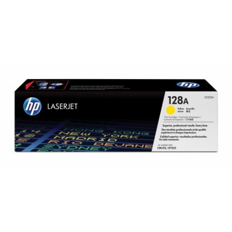 Toner HP 128A Amarillo, 1300 Páginas