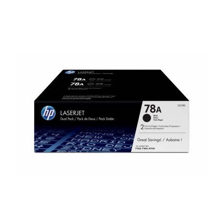 Toner HP 78A Paquete Doble Negro, 2 x 2100 Páginas