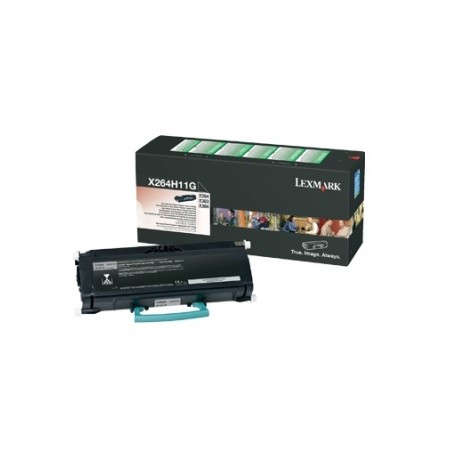 Toner Lexmark X264H11G Negro, 9000 Páginas