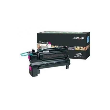 Toner Lexmark Programa Retorno X792X1MG Magenta, 20.000 Páginas