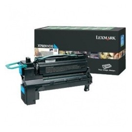 Toner Lexmark Programa Retorno X792X1CG Cyan, 20.000 Páginas