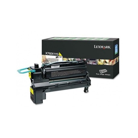 Toner Lexmark Programa Retorno X792X1YG Amarillo, 20.000 Páginas