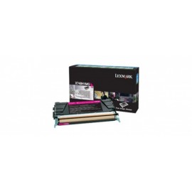 Toner Lexmark Programa Retorno X748H1MG Magenta, 10.000 Páginas