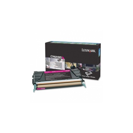 Toner Lexmark Programa Retorno C746A1MG Magenta, 7000 Páginas