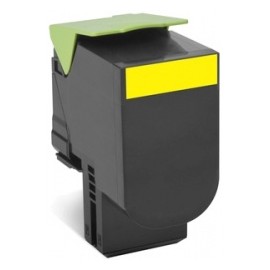 Toner Lexmark 70C8HY0 Amarillo, 3000 Páginas