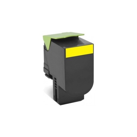Toner Lexmark 70C8HY0 Amarillo, 3000 Páginas
