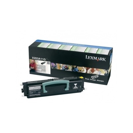 Toner Lexmark Programa Retorno X203A11G Negro, 2500 Páginas