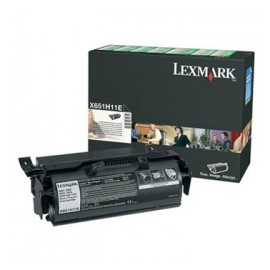 Toner Lexmark Programa Retorno X651H11L Negro, 25.000 Páginas
