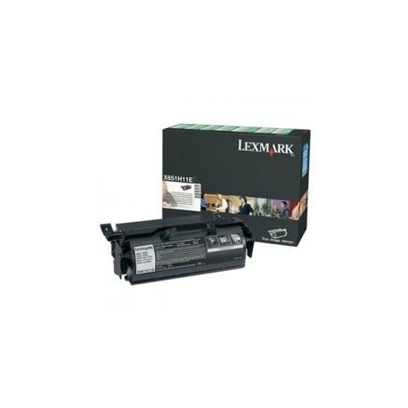 Toner Lexmark Programa Retorno X651H11L Negro, 25.000 Páginas