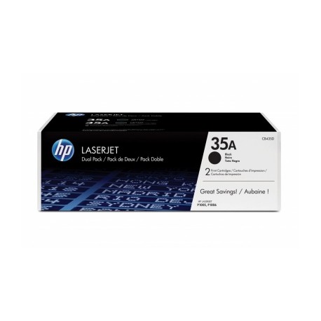 Toner HP 35A Paquete Doble Negro, 2 x 1500 Páginas