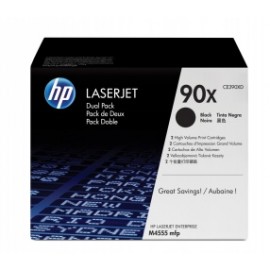 Toner HP 90X Paquete Doble Negro, 2x 24.000 Páginas
