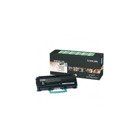 Toner Lexmark Programa Retorno X463A11G Negro, 3500 Páginas