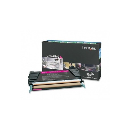 Toner Lexmark Programa Retorno C734A1MG Magenta, 6000 Páginas