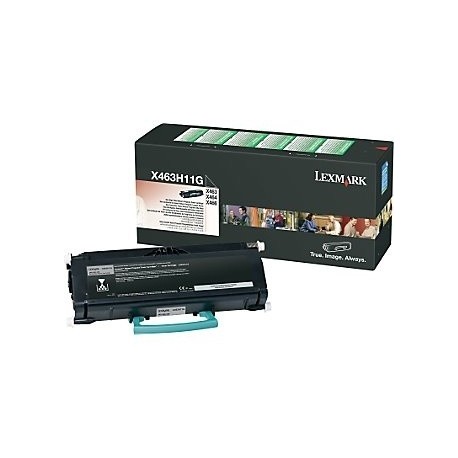 Toner Lexmark Programa Retorno X463H11G Negro, 9000 Páginas