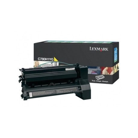 Toner Lexmark C780H1YG Amarillo, 10.0000 Páginas