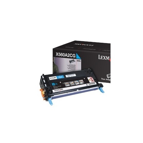 Toner Lexmark X560A2CG Cyan, 4000 Páginas