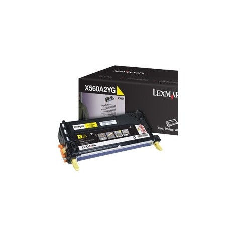 Toner Lexmark X560A2YG Amarillo, 4000 Páginas