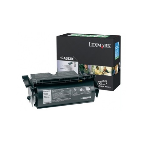Toner Lexmark 12A6830 Negro, 7500 Páginas