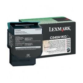 Toner Lexmark Programa Retorno C540A1KG Negro, 1000 Páginas