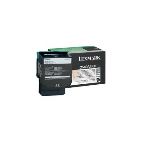 Toner Lexmark Programa Retorno C540A1KG Negro, 1000 Páginas