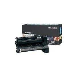 Toner Lexmark C7700KH Negro, 10.000 Páginas