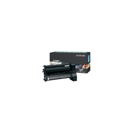 Toner Lexmark C7700KH Negro, 10.000 Páginas