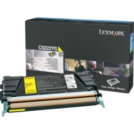 Toner Lexmark C5222YS Amarillo, 3000 Páginas