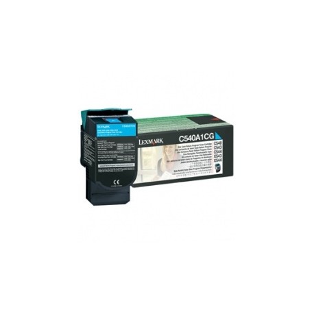 Toner Lexmark C540A1CG Cyan, 1000 Páginas