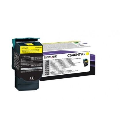 Toner Lexmark C540H1YG Amarillo, 2000 Páginas