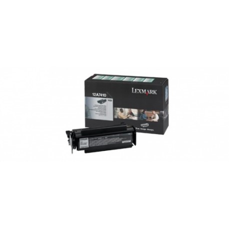 Toner Lexmark 12A7410 Negro, 5000 Páginas