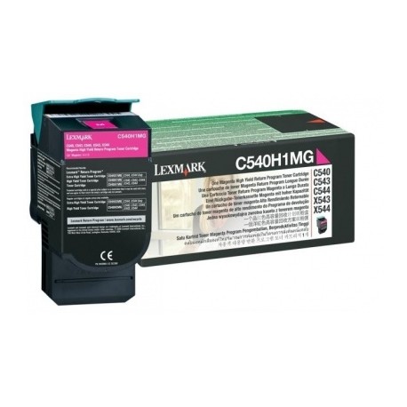 Toner Lexmark C540H1MG Magenta, 2000 Páginas