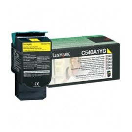 Toner Lexmark C540A1YG Amarillo, 1000 Páginas