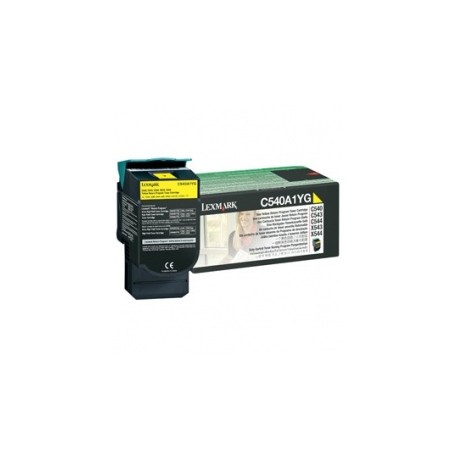 Toner Lexmark C540A1YG Amarillo, 1000 Páginas
