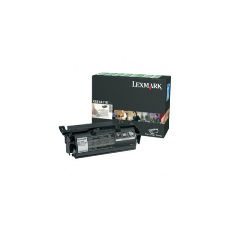 Toner Lexmark Programa Retorno X651A11L Negro, 7000 Páginas