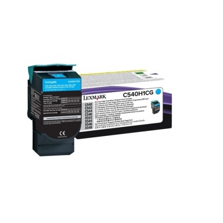Toner Lexmark C540H1CG Cyan, 2000 Páginas