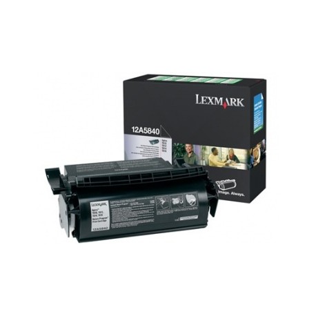 Toner Lexmark 12A5840 Negro, 10.000 Páginas