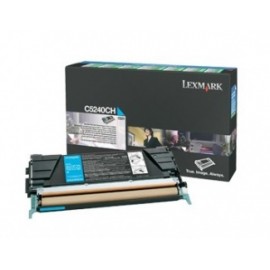 Toner Lexmark C5240CH Cyan, 5000 Páginas