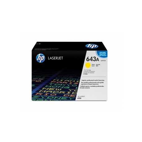 Toner HP 643A Amarillo, 10.000 Páginas