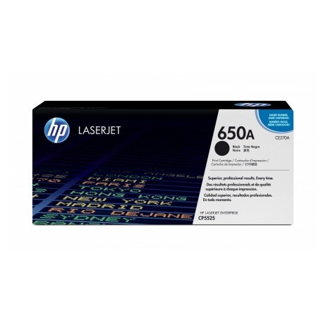 Toner HP 650A Negro, 13.500 Páginas