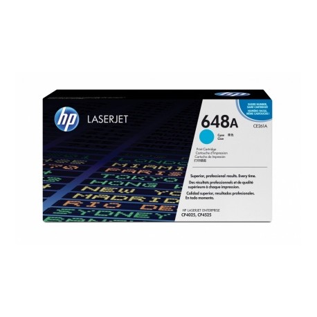 Toner HP 648A Cyan, 11.000 Páginas