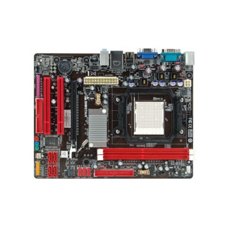 Tarjeta Madre Biostar micro ATX N68S, S-AM3, Nvidia MCP68S, 8GB DDR2, para AMD
