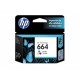 Cartucho HP 664 Tricolor, 100 Páginas