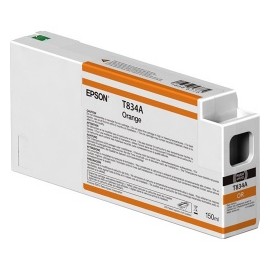 Cartucho Epson UltraChrome HDX T834A00 Naranja 150ml