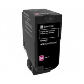 Cartucho Lexmark 74C4HC0 Magenta, 12.000 Páginas