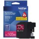 Cartucho Brother LC105M Magenta, 1200 Páginas