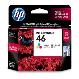 Cartucho HP 46 Tricolor, 750 Páginas
