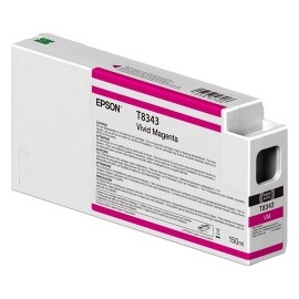 Cartucho Epson UltraChrome HDX T834300 Magenta Vivo 150ml