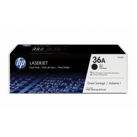 Toner HP 36A Paquete Doble Negro, 2x 2000 Páginas